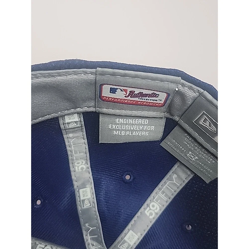 New Era Los Angeles Dodgers 59FIFTY Fitted Cap MLB Home Blue Men Size 7 New